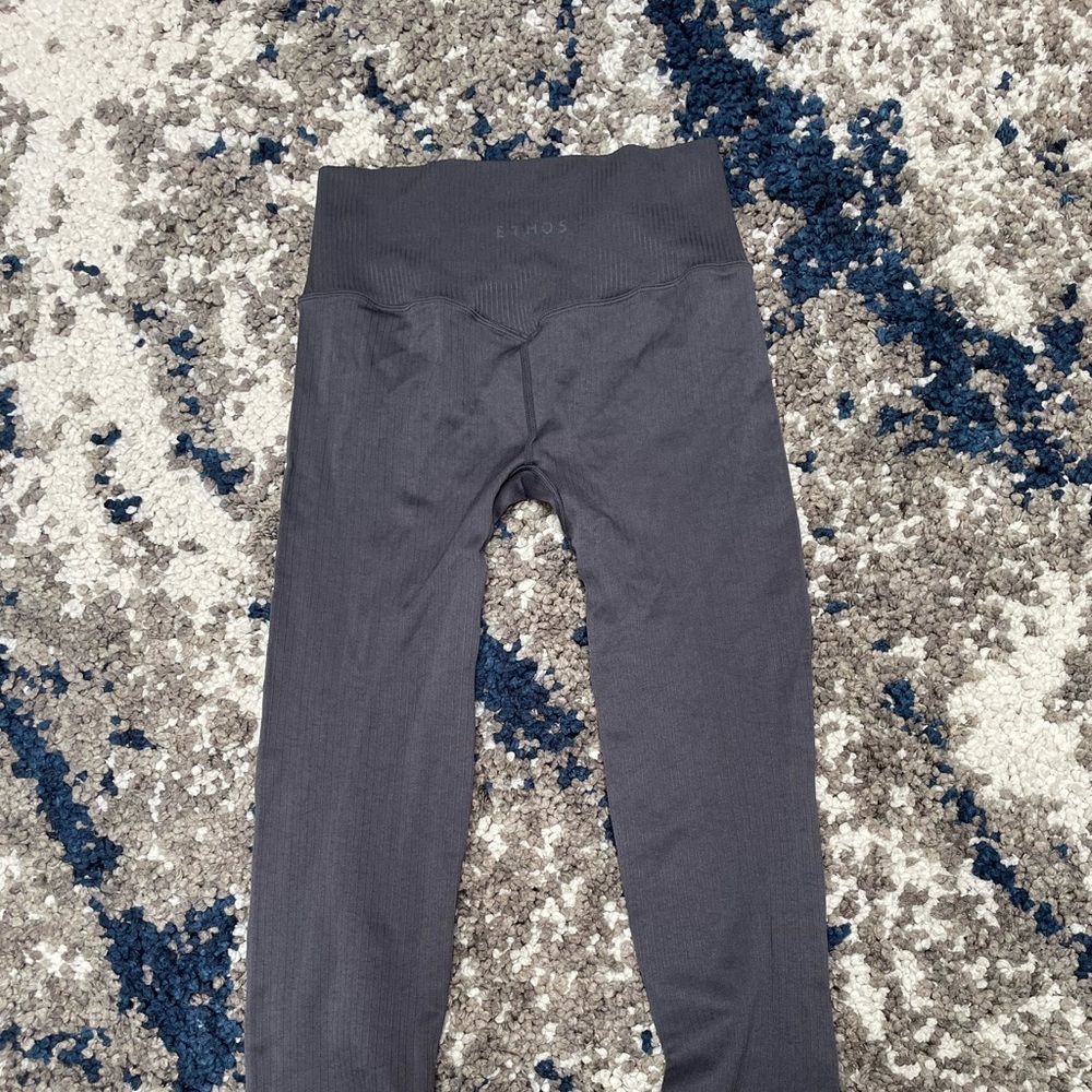 ETHOS Ribbed Leggings - Storm/Large